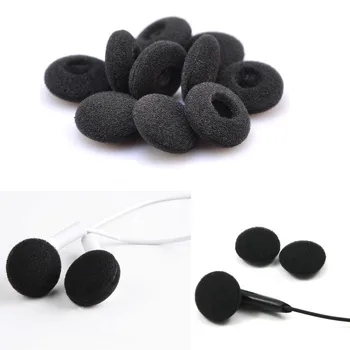 10 Двойки черни сменяеми накрайници за слушалки, мека подобно на гъба пяна, калъф за слушалки Sennheiser MX880, аксесоари за слушалки