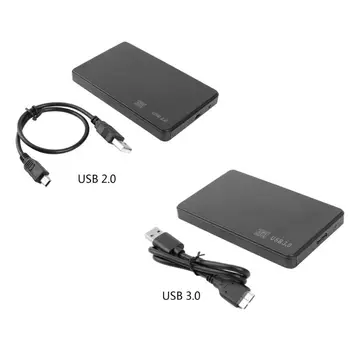 2,5-Инчов твърд диск SSD калъф Sata към USB 3.0/2.0 на Корпуса на твърдия диск адаптер X6HB