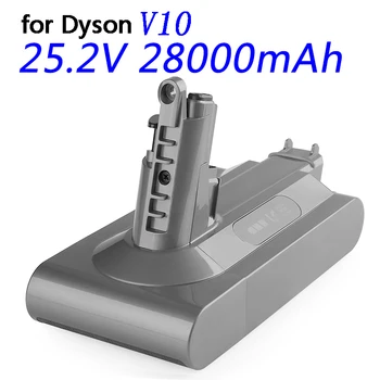 2022 Нов Взаимозаменяеми Батерия 25,2 В 28000 ма за Дайсън V10 Absolute Без Кабел Ръчна Прахосмукачка Дайсън V10 Battery