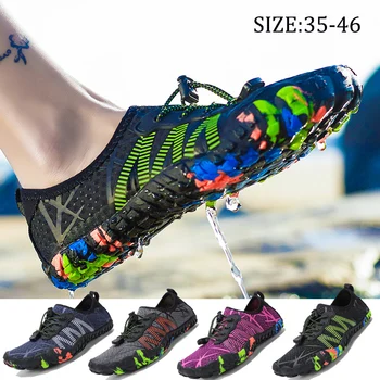 2022 Нова мъжки обувки за боси и пет пръста, лятна водна обувки, лека градинска мъжки водна обувки, дамски спортни маратонки за фитнес