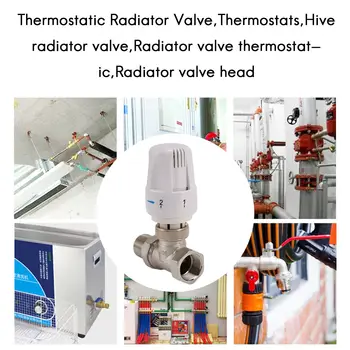 3/4-инчов месинг термостатичен вентил директно тип DN20 с автоматична регулация на температурата, клапан за подгряване на пода