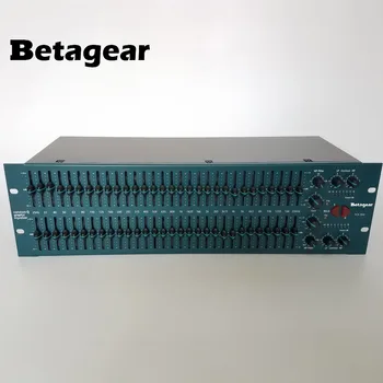 Betagear графичен еквалайзер аудио fcs966 еквалайзер студийно оборудване за звукозаписно студио, двойна 31 лентов еквалайзер двоен графичен еквалайзер