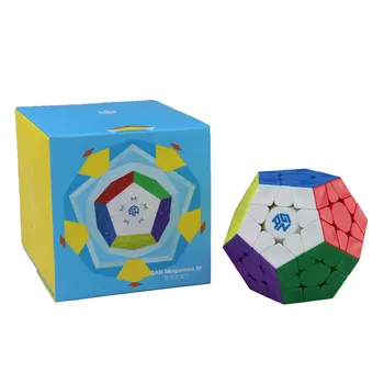 GAN Megaminx M 3X3 Магнитен Магически Способи Куб Без Етикети Професионални Играчки-Неспокойни Cubo Magico Пъзел Двенадцатигранный Куб