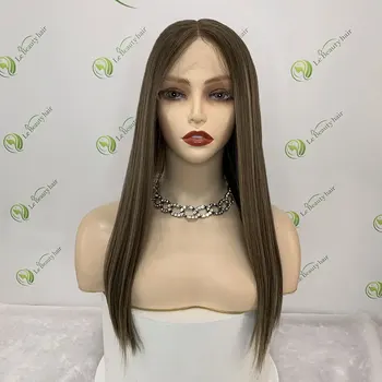 Le Beauty Hair бразилски еврейски перуки кошер прозрачен швейцария дантелен топ, свързани перука от ухо до ухо, детски косата Безплатна доставка