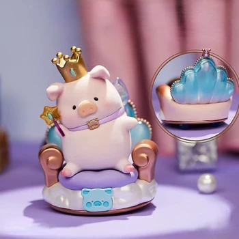 PLAY PIG Celebration Фигурка малка принцеса Play The Piggy Crown, Кавайная розова дизайнерска колекция от играчки, ограничена