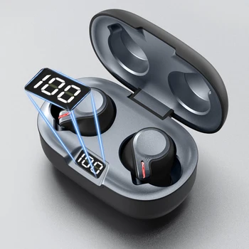 TWS Bluetooth слушалка за Безжично зарядно устройство, Слушалки Водоустойчиви Спортни слушалки Слушалките с шумопотискане Auriculares Bluetooth