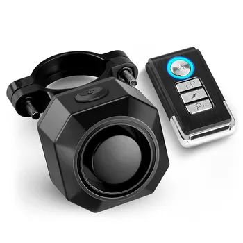 USB Акумулаторна велосипедна алармена система с дистанционно управление, обем 110 db, безжична анти-кражба вибрация, сензор за движение, автомобилната алармена