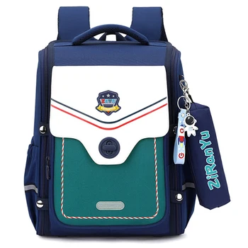 Водоустойчива раница за училище на децата, училищни чанти за момичета и момчета, детски студентски чанти за книги, ортопедични ученически чанти в британския стил за момичета