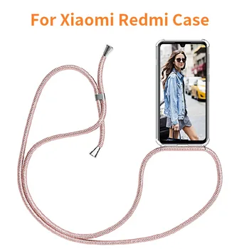 Каишка Кабел верижка калъф за телефон Xiaomi Redmi Note 12 11S 11 10S 10 10T 9 9T Pro Max калъф колие каишка Funda