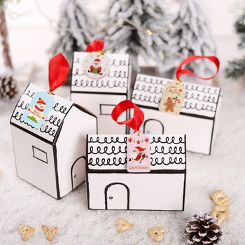Коледен подарък кутия Забавни Коледни декорации за дома 2021 Навидад Noel Kerst Коледна украса, Коледни подаръци, Нова 2022 година
