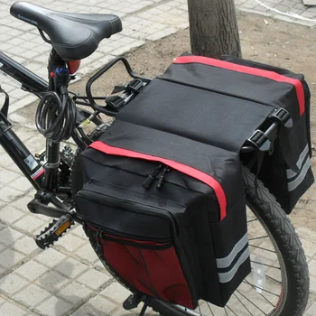 Мотор с Двойна Странична Задна Стойка За Планински Шоссейного Наем Багажното Седалка и Багажник Велосипедна чанта