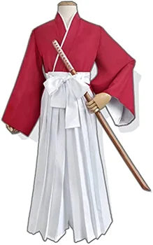 Мъжки костюм японски самурай кендо Хакама айкидо, памучен форма за бойни изкуства-джудо, панталони-кимоно Кендоги, професионален костюм