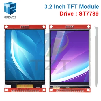 С 3.2 3.2-инчов TFT LCD Модул сензорен екран 240X320 ST7789 ILI9341 LCD Дисплей за платка arduino UNO MEGA2560 С/Без докосване на екрана