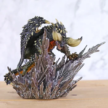Светът ловци на чудовища Корица Статуя на дракон Нергиганте PVC фигурка Модел играчки