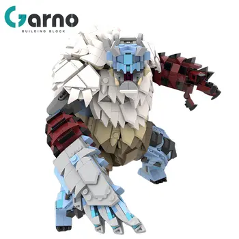 Серия от игри Garno Monster Hunter, Снежен призрак, фигурки, градивен елемент, модел MOC-138422, бебешки играчки, играчки за момчета, подарък