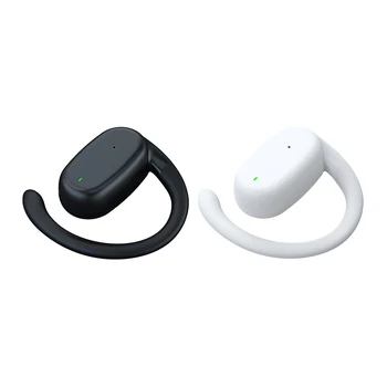 Стерео слушалки с интелигентен шумопотискане Безжични слушалки Леки, трайни, съвместими с Bluetooth 5.2 за спорта и бизнеса
