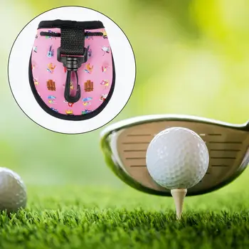 Титуляр топки за голф и чанта за носене на топки за голф, преносима чанта за топките за голф, поясная чанта